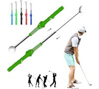 Gloryboom Telescopic Club, Retractable Golf Swing Training Aid, Golf Grip Trainer with Click Feedback - Rhythm, Power and Grip Training for Right-Handed Golfers