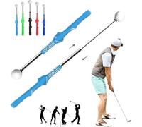 Gloryboom Telescopic Club, Retractable Golf Swing Training Aid, Golf Grip Trainer with Click Feedback - Rhythm, Power and Grip Training for Right-Handed Golfers