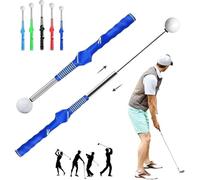Gloryboom Telescopic Club, Retractable Golf Swing Training Aid, Golf Grip Trainer with Click Feedback - Rhythm, Power and Grip Training for Right-Handed Golfers