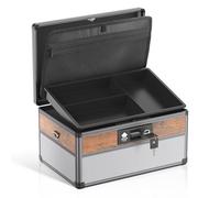 Glosen Lockable Medicine Box with Key, Portable Medication Storage Box with Lock, First Aid Box for Home, 14 * 8.5 * 8.5 Inch