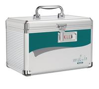 Glosen Medicine Box with Combination Lock, Medicine Storage Lockable Box, Storage Box, Medicine Box with Code Lock, 10 x 6.7 x 6.7 Inches [Portable] (Small)
