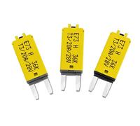 GLOSO Blade Circuit Breaker Mini RV Marine Boat Truck Yacht Manual Reset Audio Solar System Protection ATO ATC 20 Amp 3 PACK E73