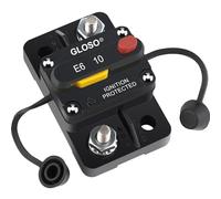 GLOSO Car Circuit Breaker 10 amp Boat Marine Manual Reset Switchable Surface Mount Waterproof IP66 Automotive 1PACK E69