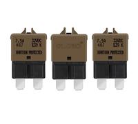 GLOSO E39 ATO ATC manual reset circuit breaker(7.5A,3PACK)