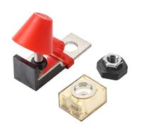 GLOSO Marine Rated Ignition Protected Battery Fuse(60A) IPBF+Terminal Fuse Block Kit, Single Stud M8 (5/16")