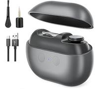 Glosrity Easyclip Smart Nail Clipper, Cut and Polish Nails in One Piece, Vueeze Easyclip Smart Nail Clipper, Electric Nail Clipper 2 in 1, with Led Light & Clip Storage, Rechargeable (Black)