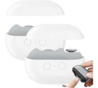 Glosrity Easyclip Smart Nail Clipper, Cut and Polish Nails in One Piece, Vueeze Easyclip Smart Nail Clipper, Electric Nail Clipper 2 in 1, with Led Light & Clip Storage, Rechargeable (Set-B)
