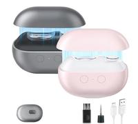 Glosrity EasyClip Smart Nail Clipper, Glosrity EasyClip Multi-Function Electric Nail Clippers, Cut and Polish Nails in One Piece, with LED Light, Total Nails Care (2PCS*#I)