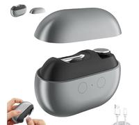 Glosrity Smart Nail Clipper, 3-in-1 Multi-Functional Electric Nail Clipper, 2 Speeds Automatic Nail Trimmer with LED Light & Clip Storage, for Baby Kids Adults Seniors (Black)