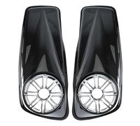 Gloss Black 6.5" Saddlebag Speaker Lids Compatible With Touring CVO Electra Road King Ultra-Classic FLT Motorcycle Models 2014 2021