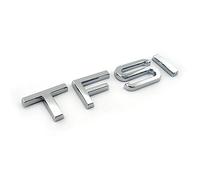 Gloss Black A7 A1 A2 A3 A4 A5 A6 Trunk Rear Number TFSI Letter Words Badge Emblems (Color : CHROME)