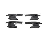 Gloss Black Carbon Fiber Chrome Door Handle Cover Sticker Accessorie,Car Door Handle Protector,Fit for Elantra CN7 2021 2022 2023 Avante i30 Sedan