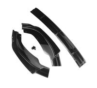 Gloss Black/Carbon Fiber Look Front Bumper Spoiler Lip Splitter For B&MW 3-Series G20 G21 2019-2022 320i 325i 330i For Deluxe Style(Carbon Fiber Look)