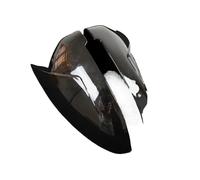 Gloss Black Carbon Ox Horn Type Rearview Mirror Shell Reversing Mirror Cover Compatible For Audi A4 S4 RS4 B9 A5 S5 ABT RS5 8W6 2016-2020(Bright Black)