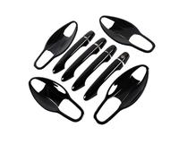 Gloss Black Chrome Car Door Handle Covers Bowl Decor Trim Styling Accessories,Car Door Handle Protector,For CR-V CRV 2012-2016