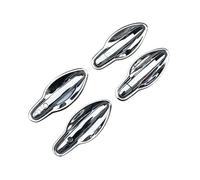Gloss Black Chrome Car Door Handle Covers Bowl Decor Trim Styling Accessories,Car Door Handle Protector,For CR-V CRV 2012-2016