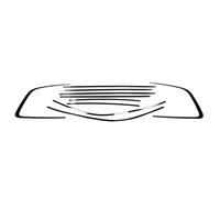 Gloss Black Exterior Window Frame Trims Strips Door Side Frame Seal Styling Molding Weatherstrip Cover for Volvo XC90 2014-2025 LIANGYIMEI