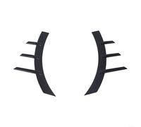 Gloss Black Front For Fender Arch Vent Trim Side Spat Cover for BMW G87 M2 2023-2025, ABS Plastic Wheel Eyebrow Flares Decoration, For Easy Install Stylish(Gloss Black)