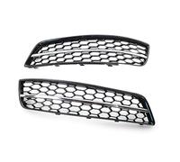 Gloss Black Left+Right Honeycomb Mesh Car Front Fog Light Cover Honeycomb Grille Grill Fit for Audi A3 8P 2009 2010 2011 2012 2013 Fog Lights Grille