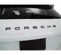Gloss Black Porsche Lettering Rear Boot Badge Emblem For 911 Carrera Cayenne Turbo Gt3 Porsche Vehicles with Adhesive Backing Pfue styrr