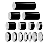 GLOSS BLACK Self-Adhesive Vinyl Pin Stripe Roll Decal Sticker Tape 9.80m 32ft - 3mm & 5mm | 1/8" & 1/5", Universally Compatible for Cars, Trucks, Vans, Motorcycles, Bikes, Arts & Crafts