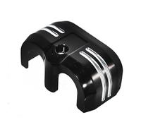 Gloss Black Shallow Cut Ignition Coil Cover For Harley Softail Fatboy Slim Street Bob Breakout Low Rider Fat Bob 18-23