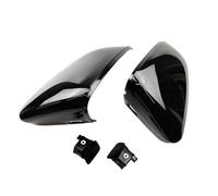 Gloss Black Side Rear View Mirror Cover Trim With Lane Replace For Q4 ID.4 ID.6 2021-2023