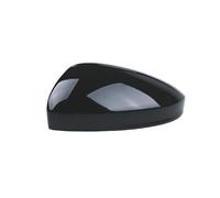 Gloss Black Wing Mirror Cap Replacement, Left Passenger Side Rear View Mirror Cover Shell Compatible with VW Tiguan MK2 2017-2020, OEM number 5NN857538