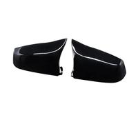 Gloss Black Wing Rearview Mirror Cover Caps L+R Pre-facelift For E60 E61 E63 E64 F01 F02 F10 F11 F18 F06 F12 F13 2007-2015