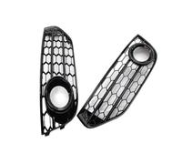 Gloss Car Front Fog Light Grill Grille Fog Lamp Cover Trim, For A4 B8 B8.5 Allroad Quattro Wagon 09-15