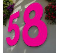 Gloss Coloured Floating House Numbers, Shop Signs, Office Signs, House Number Plaques