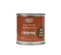 Gloss Enamel Fuel-Proof Paint Chroma (125ml Tin) (Matt Dark Earth)