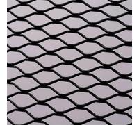 Gloss Grille Universal DIY Racing Grills Fit For Car Cuttable Front Bumper Honey Comb Vent Grille Mesh Sheet 100cmx33cm Racing Grill(Black 11mmx20mm)