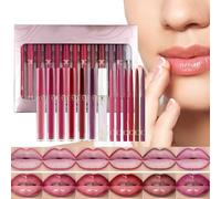 Gloss Lipstick - Lightweight Lip Liner Creating Gloss | Hydrating Long-Lasting Transfer-Proof Waterproof Makeup Tool for Smooth Coverage Weddings Festive Parties Outdoor Events