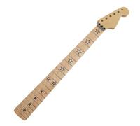 Gloss Maple 25.5" Guitar Neck 22 Fret Fingerboard Star Inlay Locking Nut