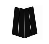 Gloss Mirror Black B C Pillar Trim Covers for Mercedes-Benz C-Class Estate 2015-2021, Window Middle Posts Anti-Scratch Protective Exterior Door Pillar Covers