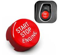 Gloss Red Start Stop Engine Button for BMW M2 M3 M4 M5 M6 M140i F20 F80 F82 F83 F85 F87 - Replacement Push Start Ignition Button Upgrade