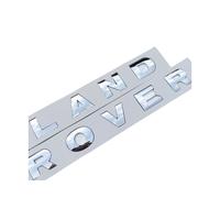 (Gloss Silver) Land Rover Letters Hood OR Tailgate Emblem Sticker
