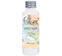 Gloss Varnish for Acrylic Painting - 100ml Clear Formula Keeps Paintings from Yellowing, Cracking, Maintains Permanent Color