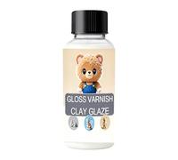 Gloss Varnish for Air-Drying Clay, Ceramic Gloss Enhancer - Primer Clay | For Ceramic, Wood, Resin, Modelling, Rock, Outdoor, Baking, Crafts, Plasticine, Children and