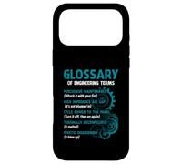 Glossary Of Engineering Terms Funny Engineer Definition Case for iPhone 17 Pro Max