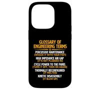 Glossary of Engineering Terms - Mechanical Engineer Science Case for iPhone 14 Pro
