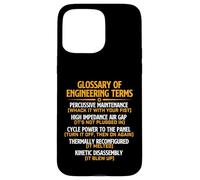 Glossary of Engineering Terms - Mechanical Engineer Science Case for iPhone 15 Pro Max