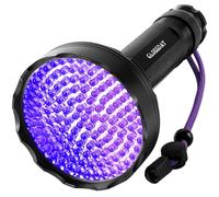 GLOSSDAY Blacklight Flashlight,128 LED UV Flashlights, Upgraded Bright Ultraviolet Flashlight Professional Black Light for Dog/Cat, Hunting Scorpions