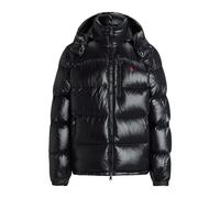 Glossed Down Jacket with Pony Embroidery - male - Polo Ralph Lauren - Down Jackets - Black - L - Jackets L