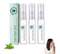 GlosShield Tongue Repair Spray, Tongue Repair Oral Health Spray, Sprays That Rapidly Refreshes Your Breath, for White Tongues and Dry Mouth, Twice Daily Use (3pcs)