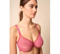 Glossies Lace Moulded Sheer Bra - Rose Gossard Rose 34FF