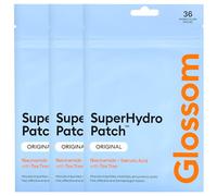 Glossom SuperHydro Patch Spot Patches - Pack of 108 Hydrocolloid Pimple Patches, Acne Patches for Spot Treatment, Breakout Blemish Stickers & Spot Dots for Face - Korean, Vegan, Cruelty-Free
