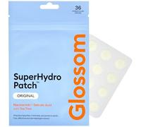 Glossom SuperHydro Patch Spot Patches - Pack of 36 Hydrocolloid Pimple Patches, Acne Patches for Spot Treatment, Breakout Blemish Stickers & Spot Dots for Face - Korean, Vegan, Cruelty-Free