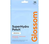 Glossom SuperHydro Patch Spot Patches Salicylic Acid - Pack of 36 Pimple Hydrocolloid Acne Patches for Spot Treatment, Breakout Blemish Stickers & Spot Dots for Face - Korean, Vegan, Cruelty-Free